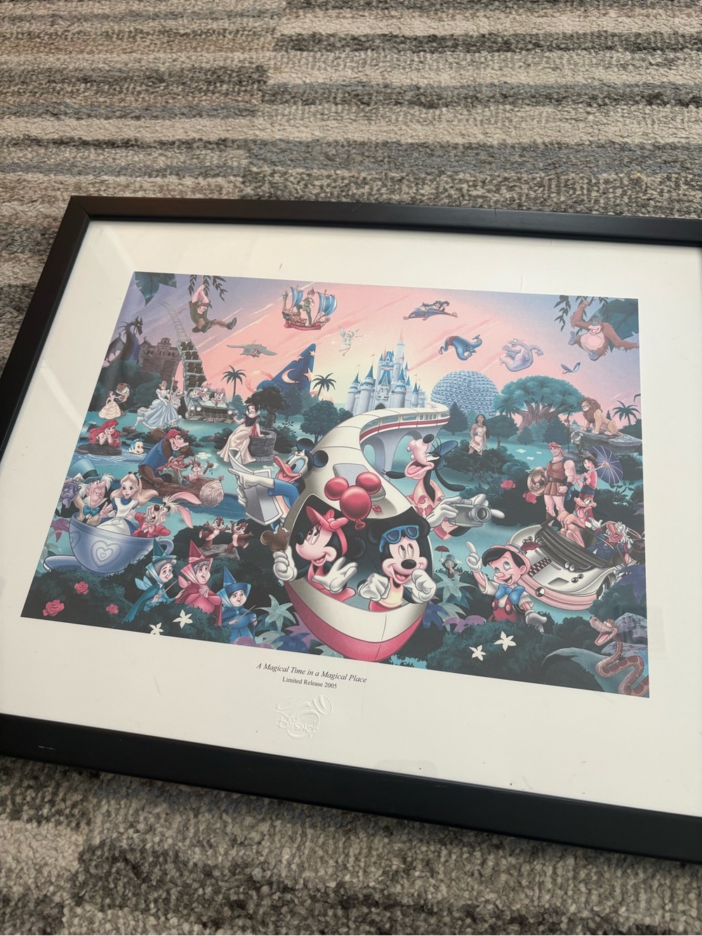 Disney 'A Magical Time in a Magical Place' Framed Print -